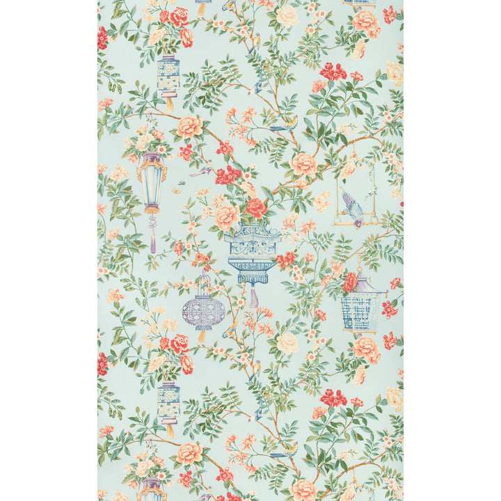 Jardin Fleuri Opal by Brunschwig & Fils Wallcovering Brunschwig & Fils Wallcovering Jardin Fleuri OpalWallcovering SUMMER PALACE WALLPAPERS CELLULOSE - 62%;BINDER - 16%;POLYESTER - 14%;MINERAL FILLERS - 8% Italy </p><p>Repeat: H: 53.54, V: 56.69 53.54 - Fabric Carolina -