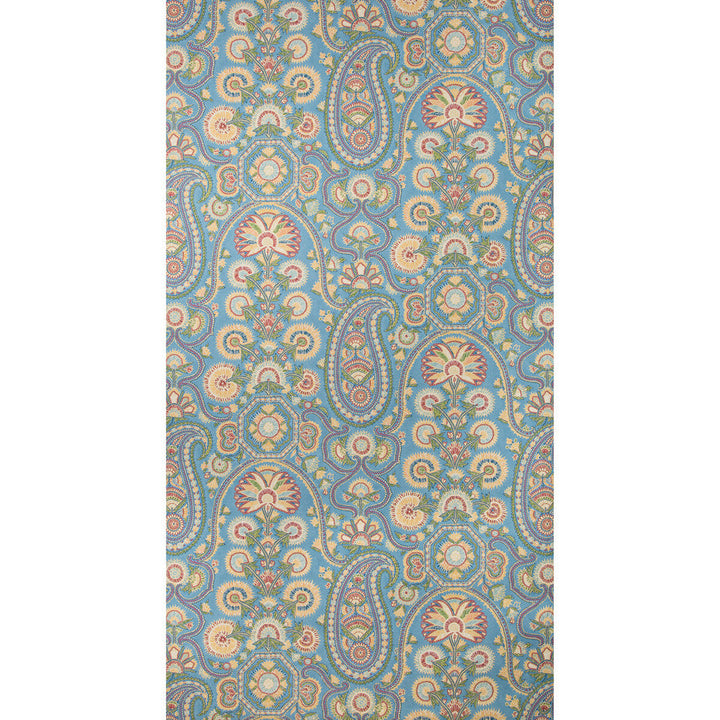 Saraya Cornflower by Brunschwig & Fils Wallcovering Brunschwig & Fils Wallcovering Saraya CornflowerWallcovering GRAND BAZAAR WALLPAPERS WOOD PULP - 45%;BINDER - 20%;MINERAL FILLERS - 20%;POLYESTER - 15% United Kingdom </p><p>Repeat: H: 18, V: 24.88 35.98 - Fabric Carolina -