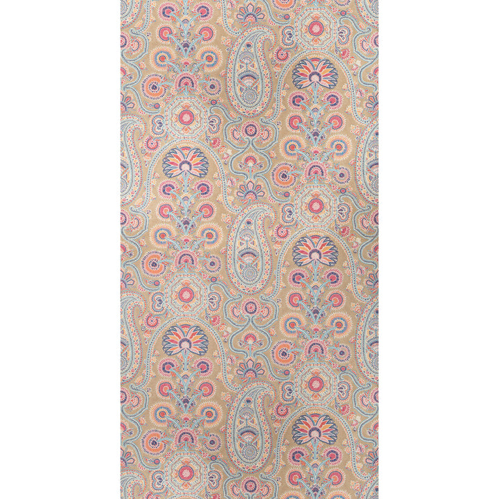 Saraya Jewel by Brunschwig & Fils Wallcovering Brunschwig & Fils Wallcovering Saraya JewelWallcovering GRAND BAZAAR WALLPAPERS WOOD PULP - 45%;BINDER - 20%;MINERAL FILLERS - 20%;POLYESTER - 15% United Kingdom </p><p>Repeat: H: 18, V: 24.88 35.98 - Fabric Carolina -