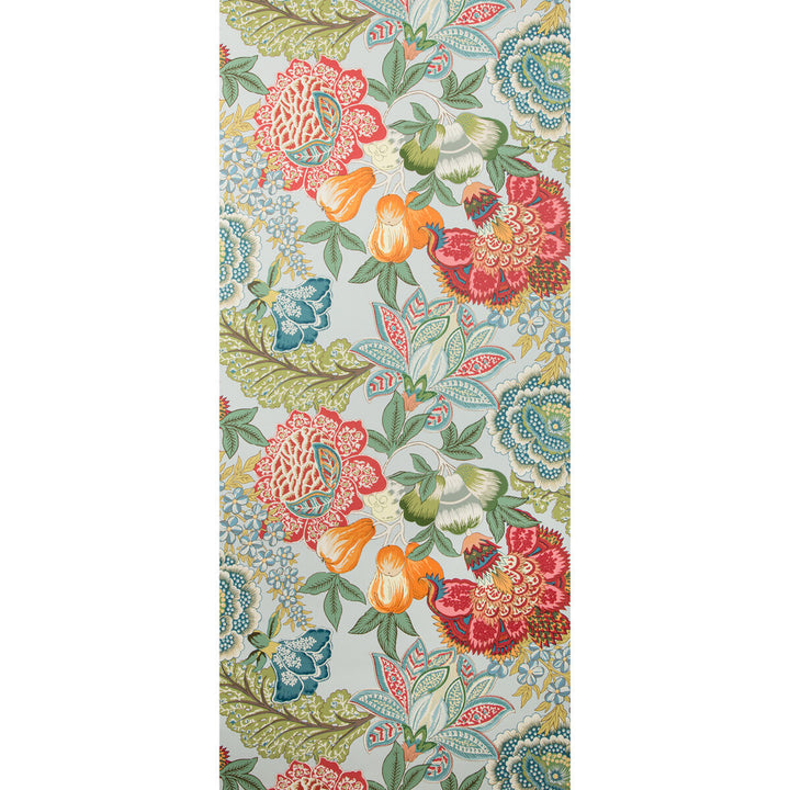 Karabali Aqua by Brunschwig & Fils Wallcovering Brunschwig & Fils Wallcovering Karabali AquaWallcovering GRAND BAZAAR WALLPAPERS PAPER - 100% United Kingdom </p><p>Repeat: H: 26.25, V: 26.25 27.5 - Fabric Carolina -