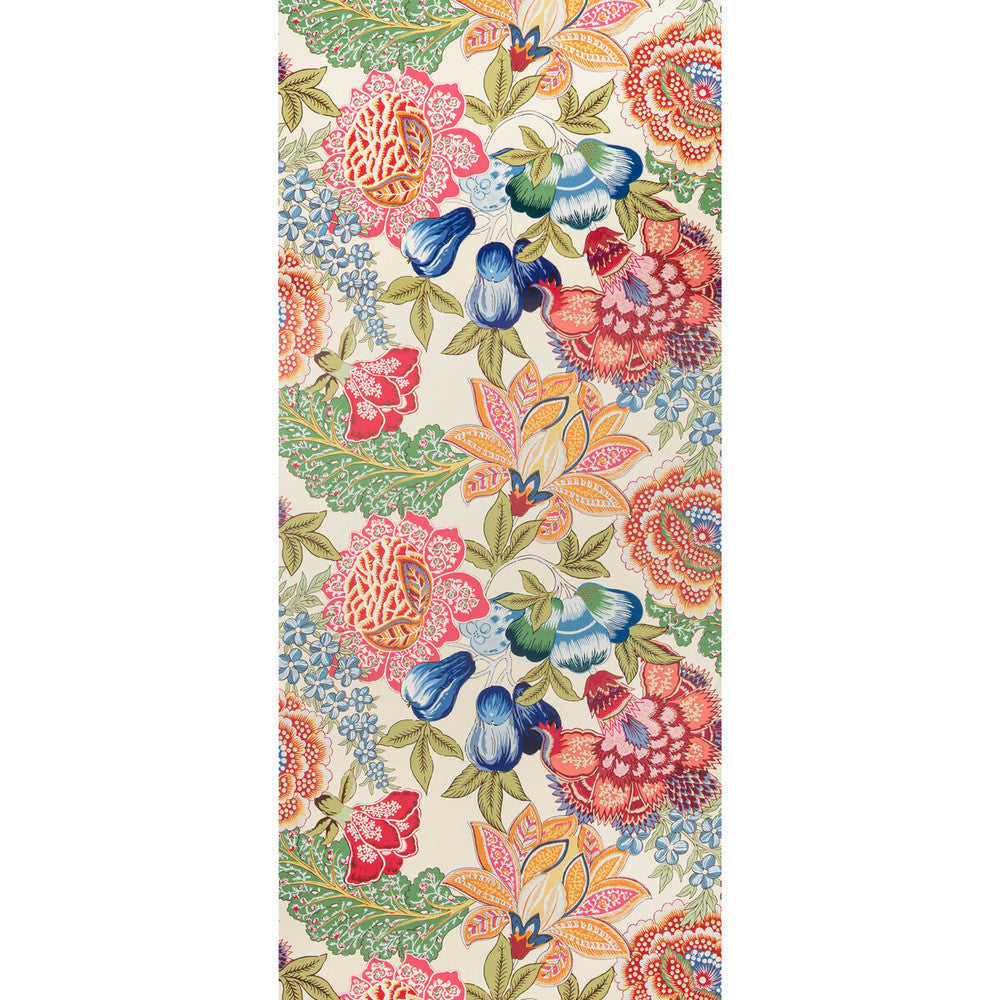 Karabali Jewel by Brunschwig & Fils Wallcovering Brunschwig & Fils Wallcovering Karabali JewelWallcovering GRAND BAZAAR WALLPAPERS PAPER - 100% United Kingdom </p><p>Repeat: H: 26.25, V: 26.25 27.5 - Fabric Carolina -