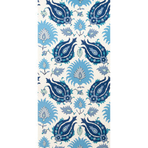 Kashmiri Sapphire/Blue by Brunschwig & Fils Wallcovering