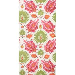 Kashmiri Pink/Green by Brunschwig & Fils Wallcovering