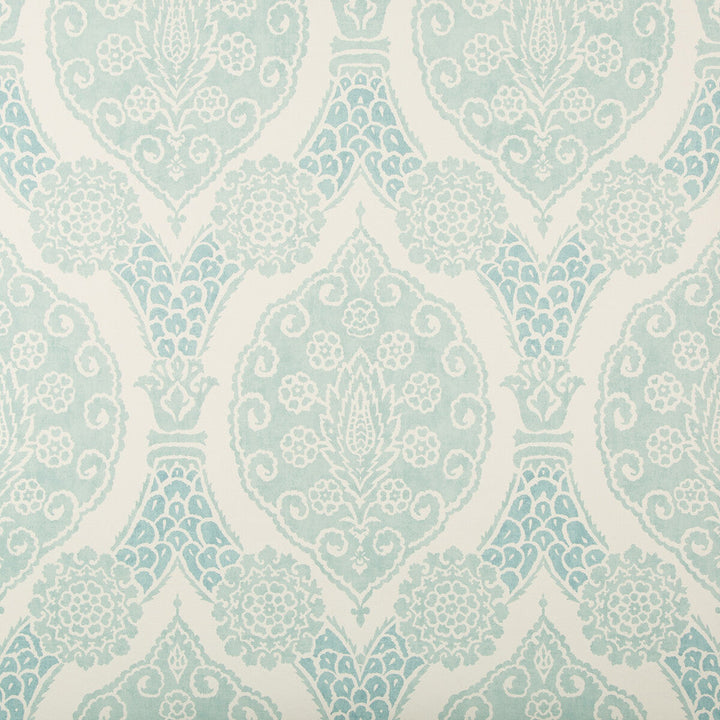 Sufera Aqua by Brunschwig & Fils Wallcovering Brunschwig & Fils Wallcovering Sufera AquaWallcovering GRAND BAZAAR WALLPAPERS CELLULOSE - 60%;POLYESTER - 24%;MINERAL FILLERS - 12%;BINDER - 4% Italy </p><p>Repeat: H: 26.77, V: 28.74 26.77 - Fabric Carolina -