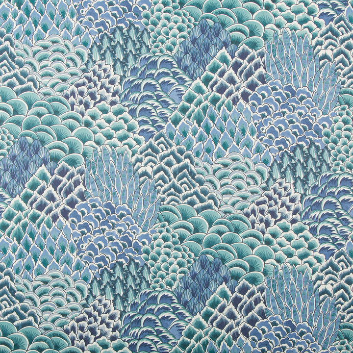 Katibi Turquoise by Brunschwig & Fils Wallcovering Brunschwig & Fils Wallcovering Katibi TurquoiseWallcovering GRAND BAZAAR WALLPAPERS CELLULOSE - 60%;POLYESTER - 24%;MINERAL FILLERS - 12%;BINDER - 4% Italy </p><p>Repeat: H: 26.77, V: 17.52 26.77 - Fabric Carolina -