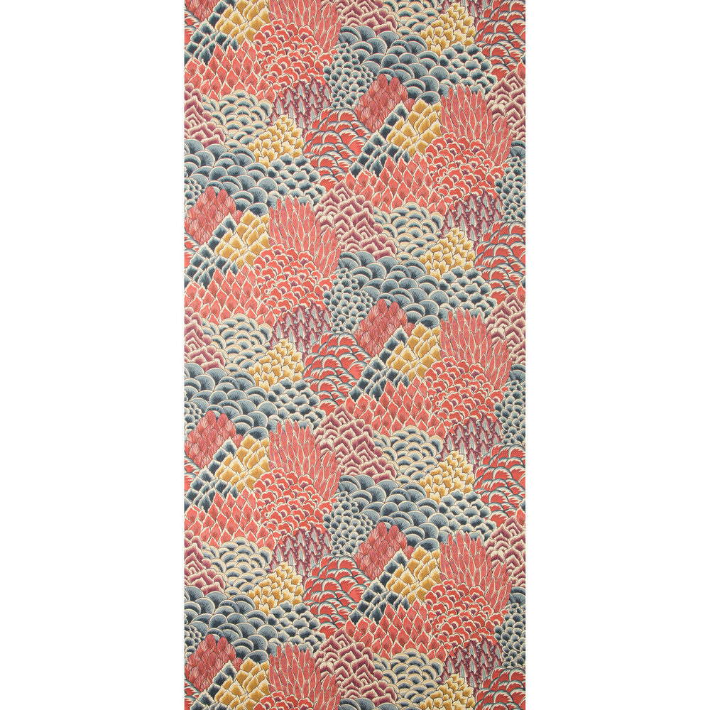 Katibi Multi by Brunschwig & Fils Wallcovering Brunschwig & Fils Wallcovering Katibi MultiWallcovering GRAND BAZAAR WALLPAPERS CELLULOSE - 60%;POLYESTER - 24%;MINERAL FILLERS - 12%;BINDER - 4% Italy </p><p>Repeat: H: 26.77, V: 17.52 26.77 - Fabric Carolina -