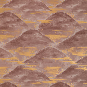 La Brume Terracotta by Brunschwig & Fils Wallcovering
