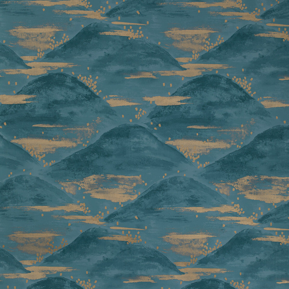 La Brume Teal by Brunschwig & Fils Wallcovering Brunschwig & Fils Wallcovering La Brume TealWallcovering LES ENSEMBLIERS WALLPAPERS PAPER - 100% United States </p><p>Repeat: H: 18, V: 24 36 - Fabric Carolina -