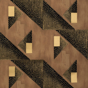 Le Tonnerre Gold by Brunschwig & Fils Wallcovering