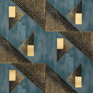 Le Tonnerre Navy by Brunschwig & Fils Wallcovering
