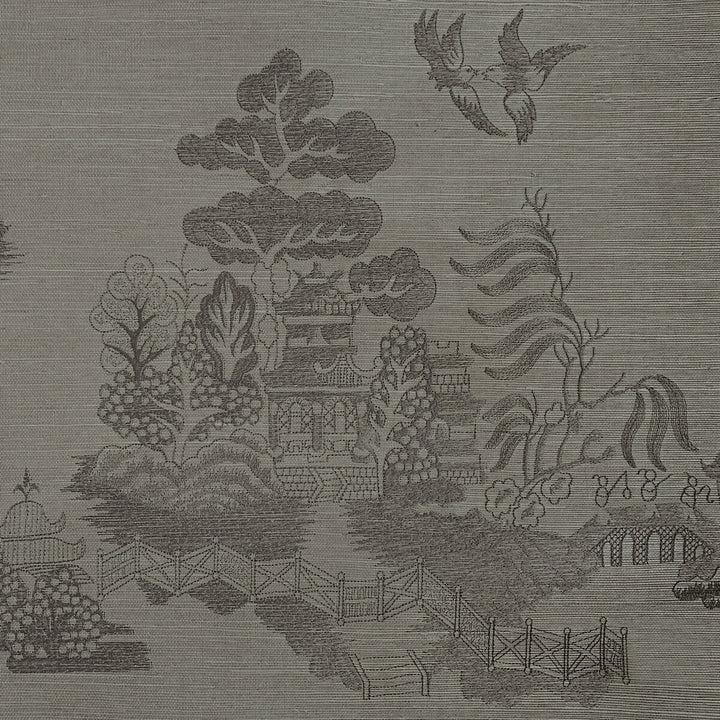 La Pagode Iron by Brunschwig & Fils Wallcovering Brunschwig & Fils Wallcovering La Pagode IronWallcovering LES ENSEMBLIERS WALLPAPERS GRASS - 85%;VISCOSE - 15% India </p><p>Repeat: H: 31.5, V: 31.5 31.5 - Fabric Carolina -