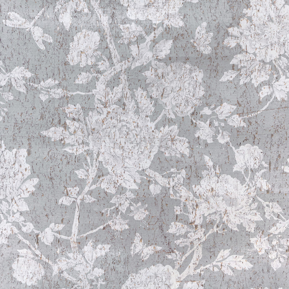 Les Pivoines Grey by Brunschwig & Fils Wallcovering Brunschwig & Fils Wallcovering Les Pivoines GreyWallcovering LES ENSEMBLIERS WALLPAPERS CORK - 50%;NON WOVEN - 50% United Kingdom </p><p>Repeat: H: 33.46, V: 35 35 - Fabric Carolina -