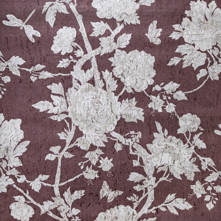 Les Pivoines Wine by Brunschwig & Fils Wallcovering Brunschwig & Fils Wallcovering Les Pivoines WineWallcovering LES ENSEMBLIERS WALLPAPERS CORK - 50%;NON WOVEN - 50% United Kingdom </p><p>Repeat: H: 33.46, V: 35 35 - Fabric Carolina -