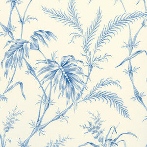 Lauziere Blue by Brunschwig & Fils Wallcovering