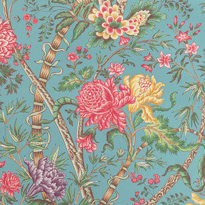 Luberon Aqua/Multi by Brunschwig & Fils Wallcovering