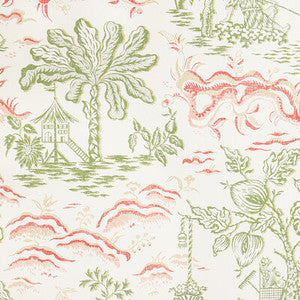Valensole Leaf/Rose by Brunschwig & Fils Wallcovering