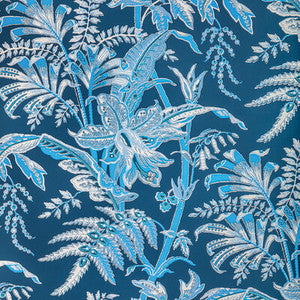 Seychelles Navy by Brunschwig & Fils Wallcovering