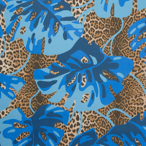 Mambo Blue P8022110.650.0 by Brunschwig & Fils Wallcovering