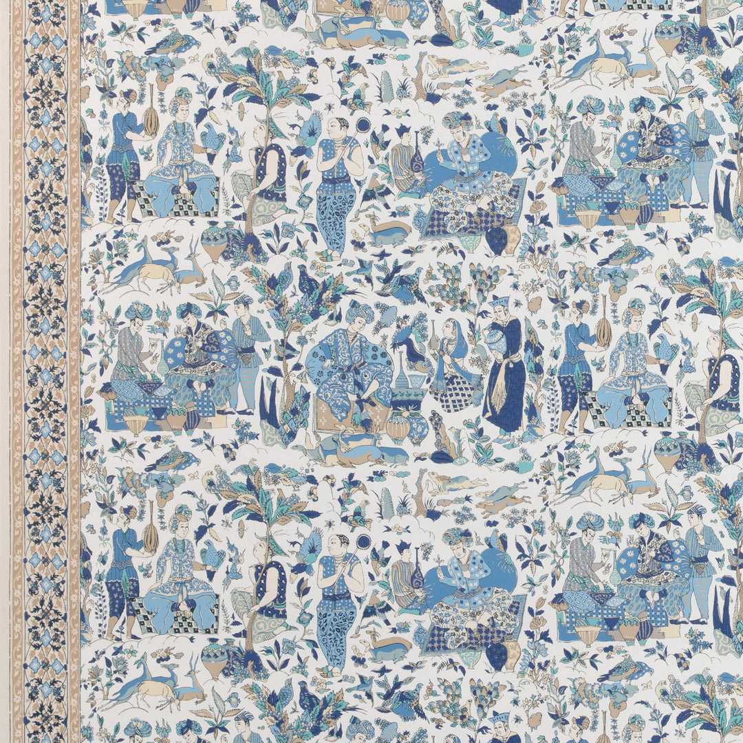 Blue/Sand By Brunschwig & Fils Wallcovering