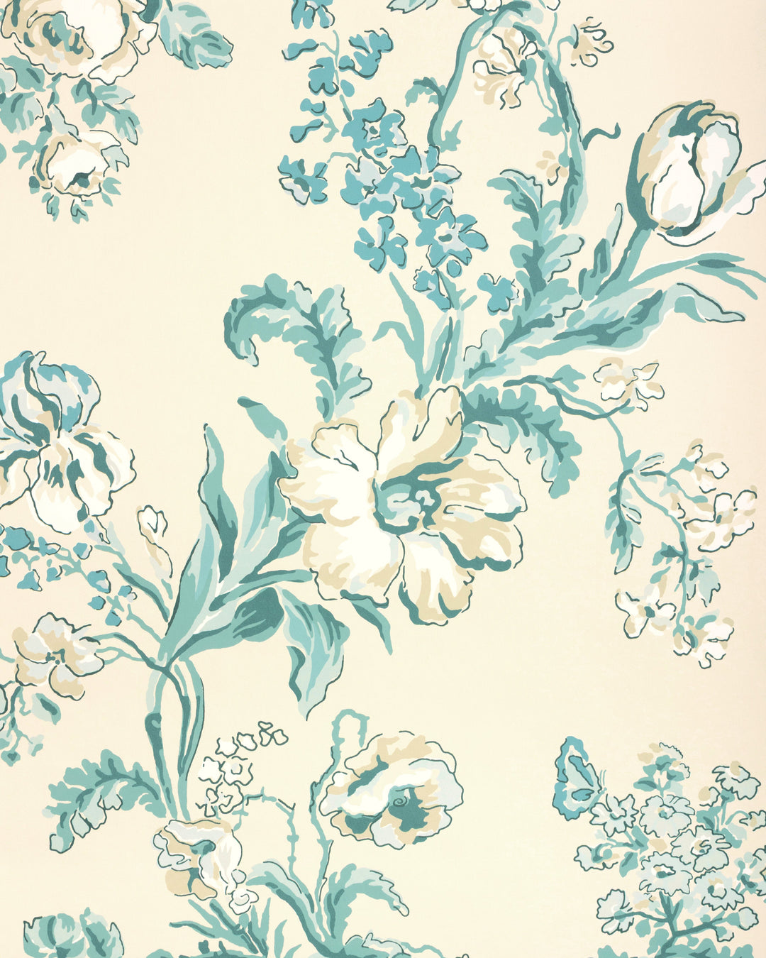 Aqua By Brunschwig & Fils Wallcovering