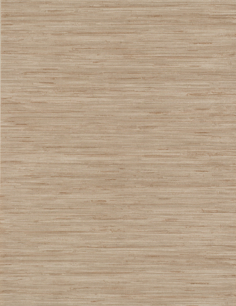 Lustrous Grasscloth Beige Wallpaper by York Wallcoverings Grasscloth Resource Library Covers about 57.2 square feet 20.8-in by 33-ft long roll Unpasted 21 - Fabric Carolina -