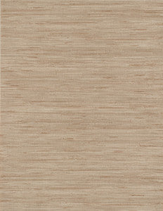 Lustrous Grasscloth Beige Wallpaper by York Wallcoverings