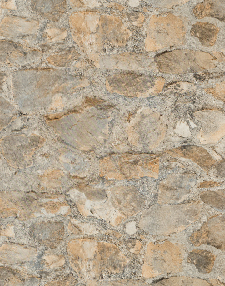 Field Stone Grasscloth Tan & Grey Wallpaper by York Wallcoverings Earthy Tones Covers about 57.8 square feet 21-in by 33-ft long roll Unpasted 20.8 - Fabric Carolina -