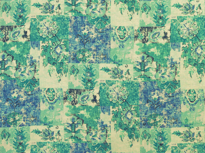 Padma Dream Blue 511 by Covington Fabric 75% COTTON, 25% LINEN Pakistan 20000 Horizontal: 27 and Vertical: 27 56 - Fabric Carolina -