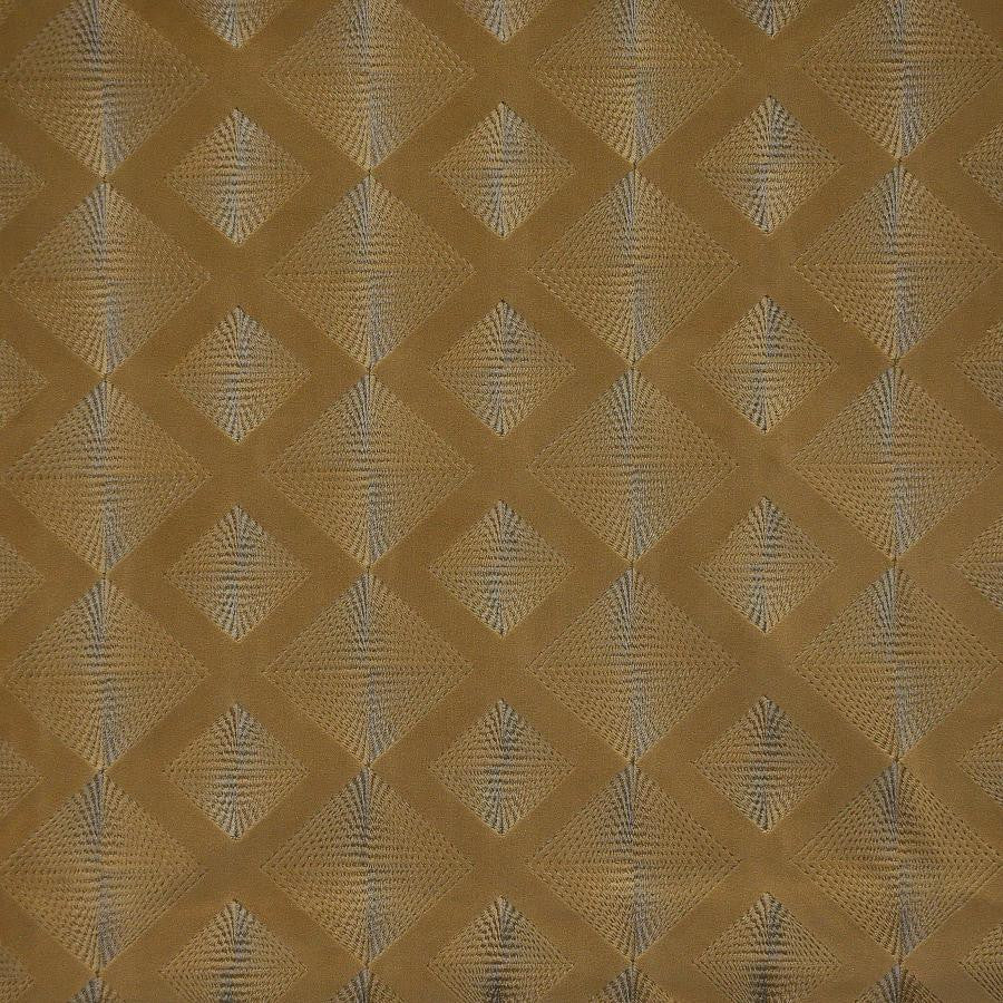 Pimlico # 605 Butterscotch by Maxwell Designer Fabric Color Theory-Vol.Vii Sandalwood 87% POLYESTER
14% COTTON INDIA V-3.5" H-4.2" 54" - Swanky Fabrics -