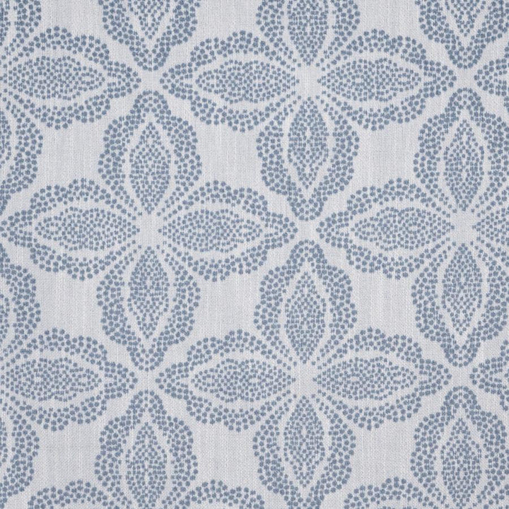 Priory # 627 Iceberg by Maxwell Designer Fabric Performance Wovens-Vol. Vii Bluejay 100% UV POLYESTER USA V-9.8" H-9.4" 55" - Swanky Fabrics -