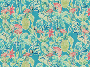 Palazzo Cotton Candy 753 by Norbar Fabric PRISM BLUES 100% POLYESTER INDIA 14 3/4"V 28"H 59 - Fabric Carolina -