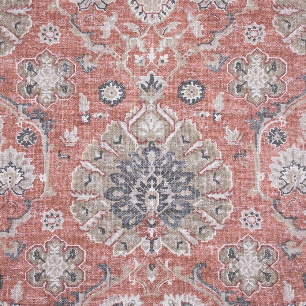 Pamp 2 Mandarin by Stout Fabric Stout Fabric Pamp 2 MandarinFabric Comfortable Living Quartz/Tile 75%Cot 25%Lin Pakistan </p><p>Repeat: H: 27.125, V: 9.25 55 in - Fabric Carolina -