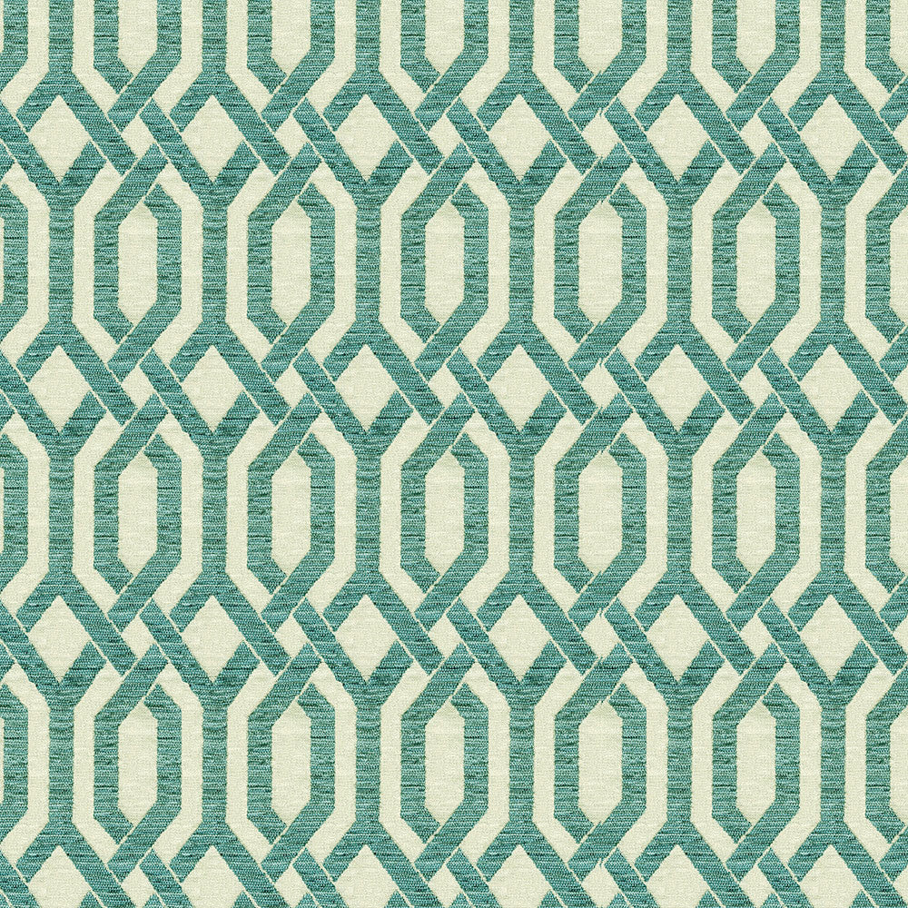Harrison 34 Turquoise by ABBEYSHEA Designer Fabric N/A 100% Polyester China 145,000 Double Rubs </p><p>Repeat: Horizontal: and Vertical: 56" (143 cm) - Swanky Fabrics -