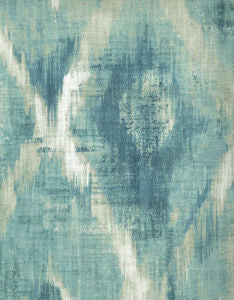 Pansy Cyan by Norbar Fabric See Sample 100% COTTON KOREA 30,000 WYZENBEEK 25 1/4"V 13 1/2"H 54 - Fabric Carolina -