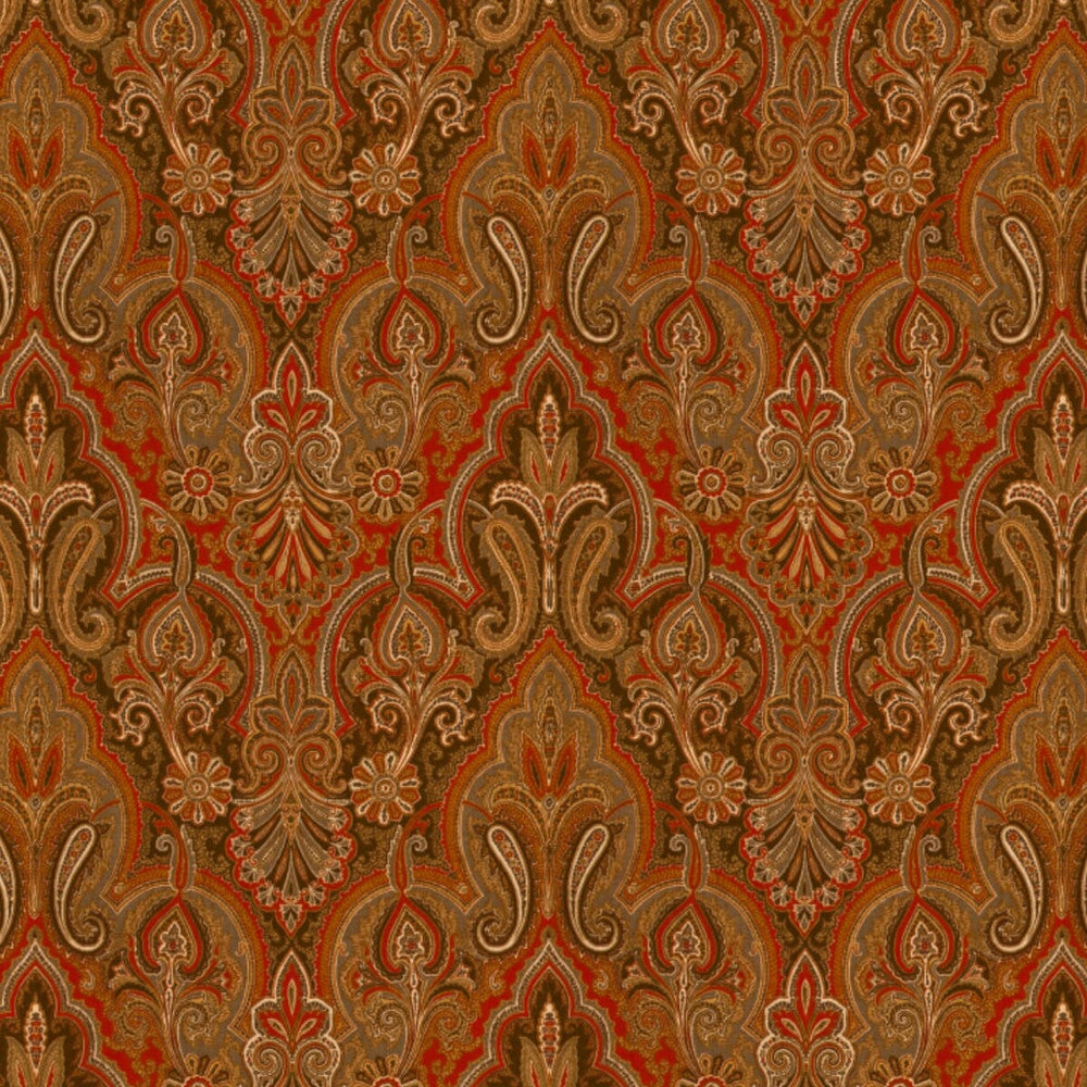 Pantry 1 Pepper by Stout Designer Fabric RAINBOW LIBRARY TANGERINE/CLOVE 100%COT USA FLAME RETARDANT-U.F.A.C. CLASS 1 CATB 117-2013 WYZENBEEK 15 000 DOUBLE RUB WEAR TEST (HEAVY DUTY) </p><p>Repeat: 16 54 in - Swanky Fabrics -