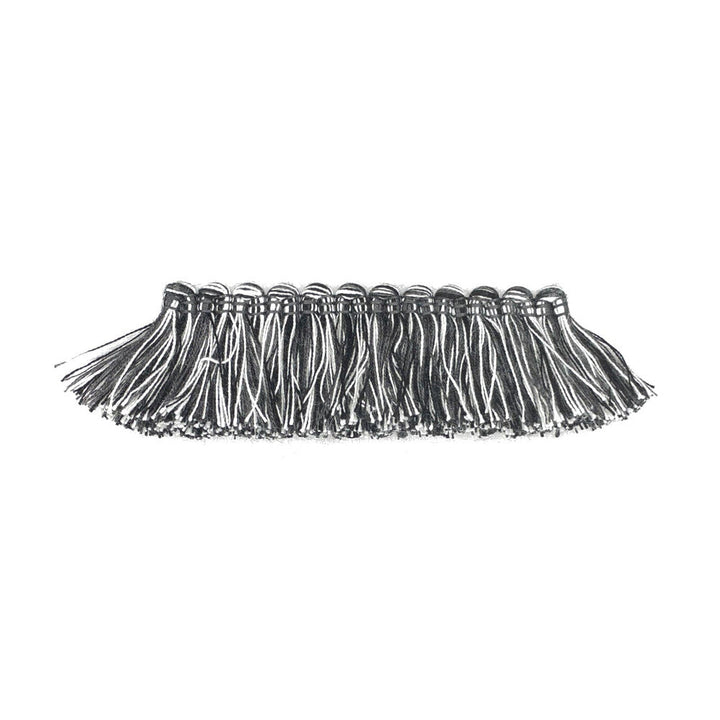 Papermoon Brush Fringe 1 Domino by Stout Trim Stout Trim Papermoon Brush Fringe 1 DominoTrim BEACH GROVE TRIM 100%SDA CHINA </p><p>Repeat: H: 0.000, V: 0.000 1.5 in - Fabric Carolina -