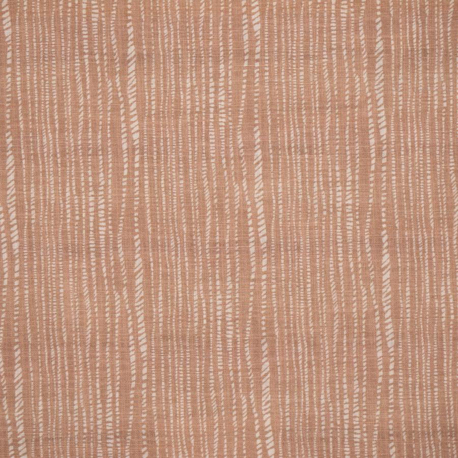 Pickets # 731 Cameo by Maxwell Designer Fabric Color Theory-Vol.Viii Bittersweet 100% COTTON TURKEY V-6.8" H-6.8" 54" - Swanky Fabrics -
