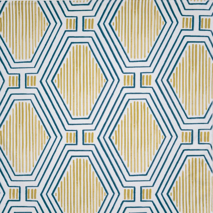 Podium # 307 Yellowfin by Maxwell Designer Fabric Color Theory-Vol.Viii Rosemary 100% COTTON INDIA V-8.8" H-9" 54" - Swanky Fabrics -