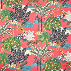 Paradise Red/Green by Europatex Fabric