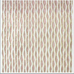 Paris Blush by Norbar Designer Fabric SYMPHONY 100% POLYESTER 2 1/2"V - 1 5/8"H 53" - Swanky Fabrics -