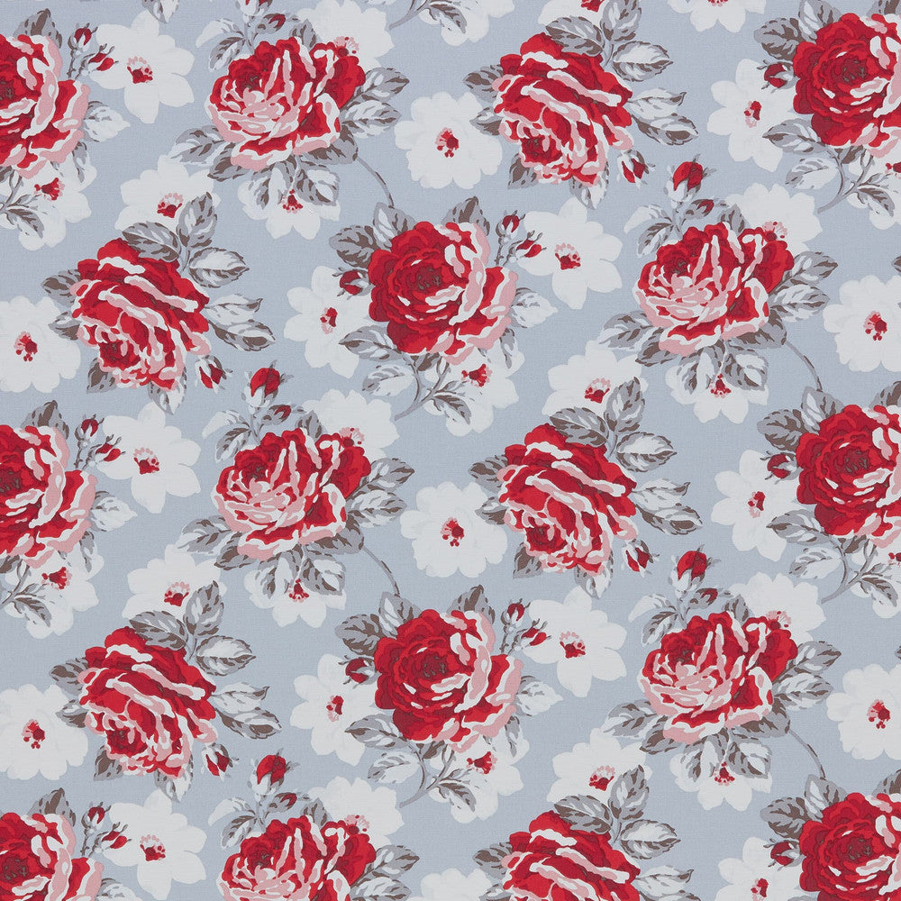Parnell 1 Grey by Stout Fabric CATH KIDSTON 100%COT TURKEY Horizontal: 27.125 and Vertical: 12.5 55 in - Fabric Carolina -