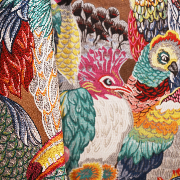Parrots 45Sj101 by JF Fabric JF Studio 85% Viscose, 15% Polyester Turkey 10000 Horizontal: 27.5 and Vertical: 21 55 - Fabric Carolina -