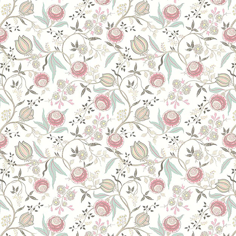 Pashmina 1W7481 by JF Blendworth Fabric WEDGWOOD 60% Cotton, 40% Linen India Horizontal: 26.375 and Vertical: 24.5 54 - Fabric Carolina -
