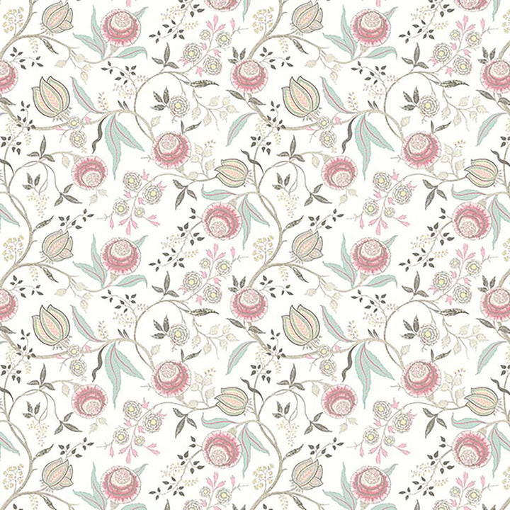 Pashmina 1W7481 by JF Blendworth Fabric WEDGWOOD 60% Cotton, 40% Linen India Horizontal: 26.375 and Vertical: 24.5 54 - Fabric Carolina -