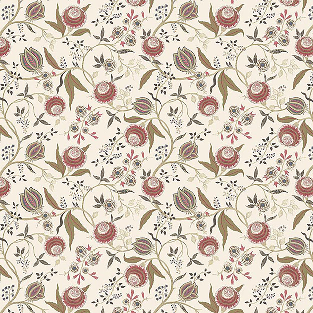 Pashmina 3W7481 by JF Blendworth Fabric WEDGWOOD 60% Cotton, 40% Linen India Horizontal: 26.375 and Vertical: 24.5 54 - Fabric Carolina -