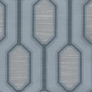 Patricia Slate by Norbar Designer Fabric DESTINY 58% POLYESTER 42% COTTON INDIA 6 7/8"V 4 1/2"H 54 - Swanky Fabrics -