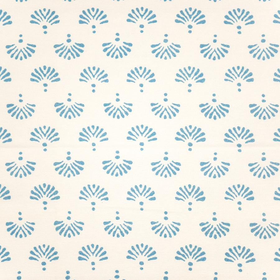 Popinjay # 149 Cerulean by Maxwell Fabric Color Theory-Vol. Ix Pacific 100% COTTON SPAIN V-6.8" H-13.5" 54" - Fabric Carolina -