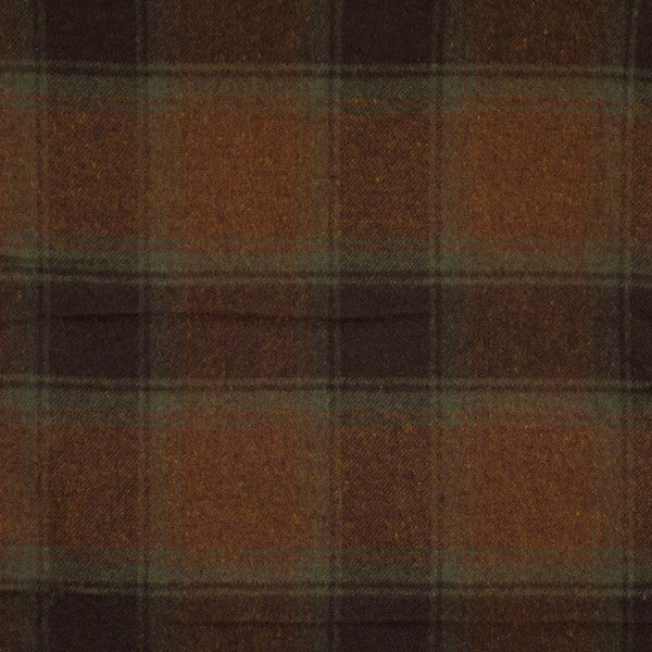 Piccadilly # 405 Hickory by Maxwell Designer Fabric Menswear Ii-Plaids & Checks 40% WOOL
35% POLYESTER
15% NYLON
10% ACRYLIC INDIA V-6.3" H-6.8" 54" - Swanky Fabrics -