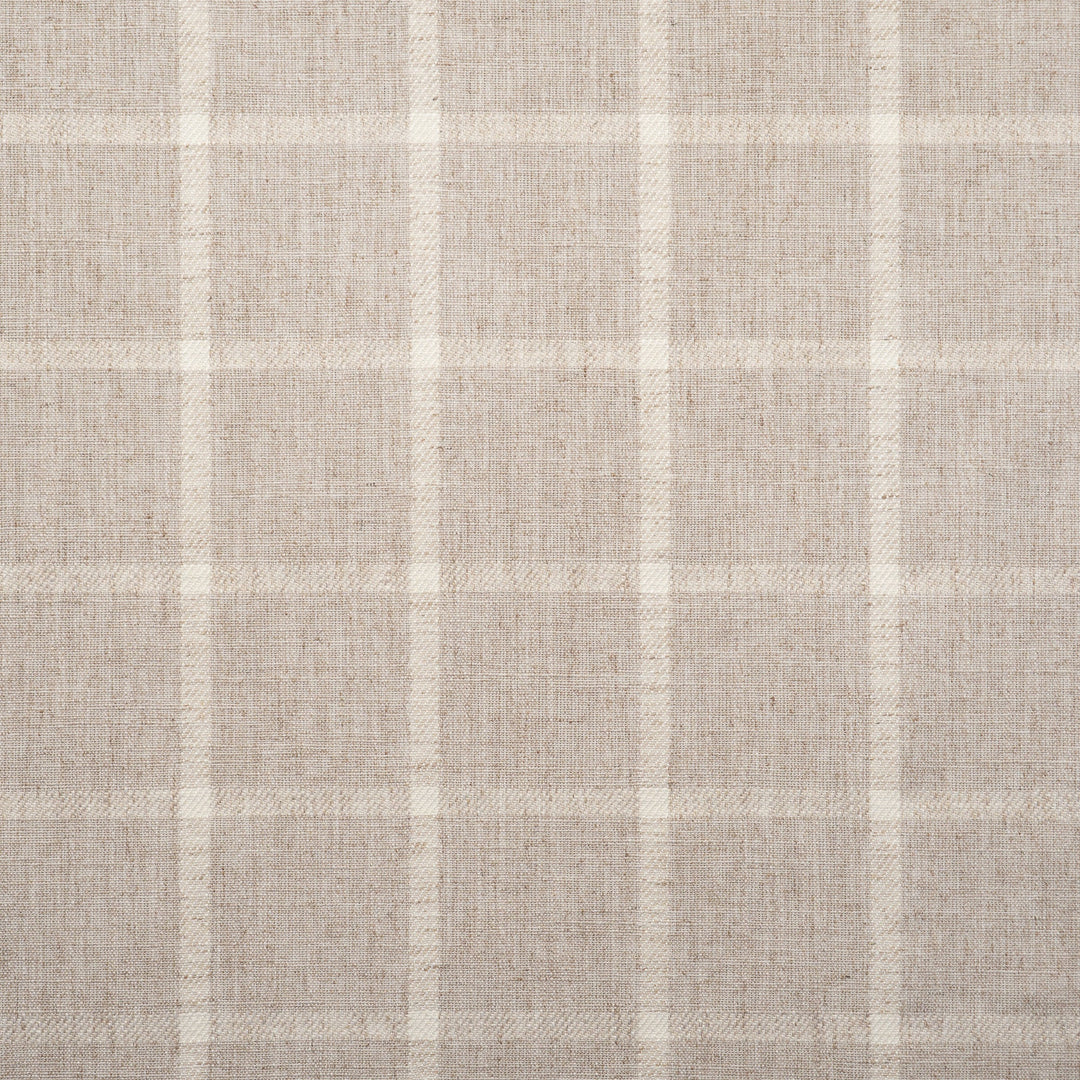 Pinecrest # 701 Pearl by Maxwell Designer Fabric Stripes & Checks Iv 68% POLYESTER 18% LINEN 14% RAYON INDIA V-3.5" H-3.4 54" - Swanky Fabrics -