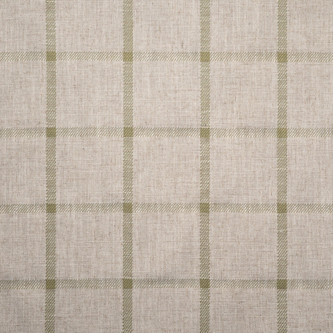Pinecrest # 707 Fern by Maxwell Designer Fabric Stripes & Checks Iv 68% POLYESTER 18% LINEN 14% RAYON INDIA V-3.5" H-3.4 54" - Swanky Fabrics -